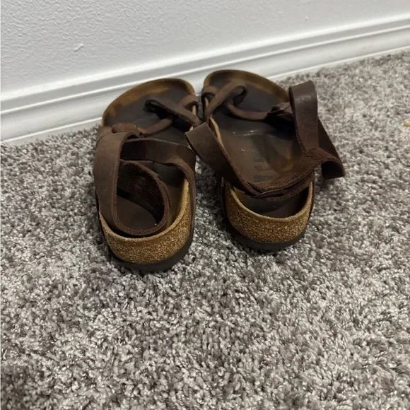 Birkenstock Women’s Yara Sandals – Oiled Leather, Habana Brown, Size 38 - Picture 5 of 8